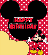 Mickey Mouse greeting card