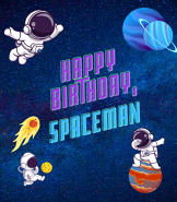 Spaceman Birthday