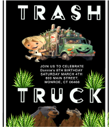 Trash Truck Black