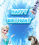 Frozen Greeting card